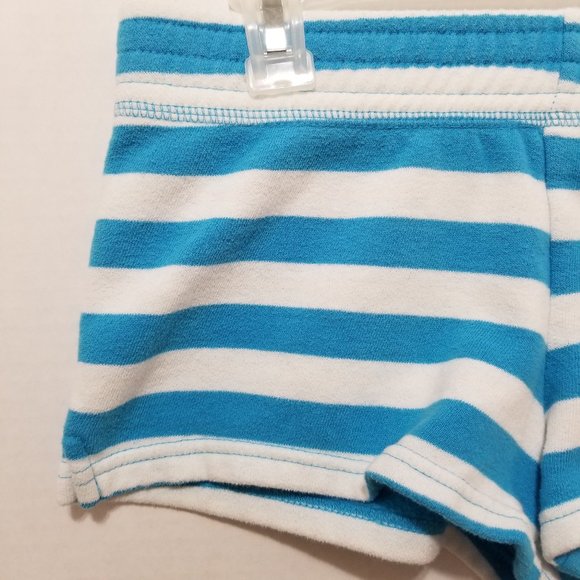 Xhilaration shorts Small striped elastic pull on waist side split loungewear - Picture 3 of 10